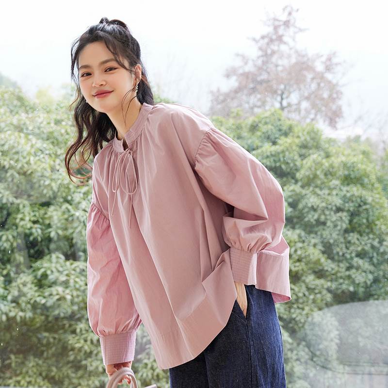 Rakuten - レディース トップス シャツ ブラウス フェミニン かわいい 大人可愛い きれいめ シンプル おしゃれ こなれ感 ラフ ガーリー 個性的 クール 抜け感 キュート カントリー アクティブ ナチュラル 無地 デート お出かけ 旅行 レストラン 女子会 休日 ホテル ショッピング