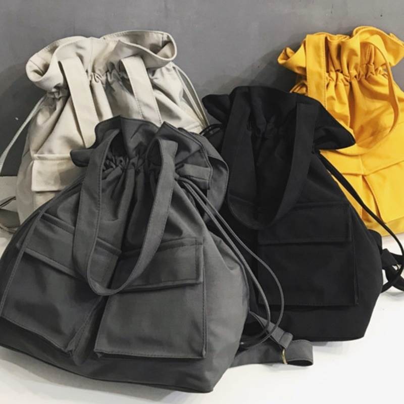 乐天商城 - 2wayバッグ リュック ショルダーバッグ 肩掛け 男女兼用 ユニセックス 学生 軽量 ナイロン 大容量 キャンパス バッグ カバン レディース かわいい シンプル カジュアル かっこいい こなれ感 ラフ ボーイッシュ スポーティー キュート 抜け感 マニッシュ スタイリッシュ