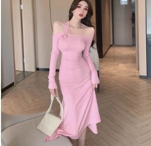 乐天商城 - ドレス ワンピース パーティー 結婚式 二次会 披露宴 演奏会 発表会 ステージ 舞台 フォーマル キャバ ダンス 衣装 コスプレ コスチューム 謝恩会 演劇 ラウンジ クラブ ミニ 長袖 透け感 シースルー 伸縮性 シャーリング 可愛い きれいめ シンプル カジュアル