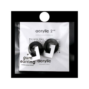 acrylic åGUM EARRING ֥å    С 860ۥ।󥰥ѡĥå ꥳ󥴥 ˤʤ ˤ ڤ ֤  masako ban 䡼  ǥ