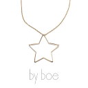 バイボー by boe バイボー【476】Delicate Star Necklace デリケイト スター ネックレス ペンダント 星 14kgf ゴールド シンプル カジュアル 華奢 大ぶり 大きめ 揺れる NY レディース 金属アレルギー