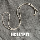 【予約受付中】HARPO アルポ ナバホパール 64cm/3mm Navajo round and saucer silver beads necklace 25インチ ナバホ ラウンドアンドソーサー シルバービーズ ネックレス ロング インディアンジュエリー レディース 金属アレルギー