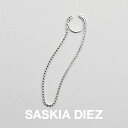 SASKIA DIEZ サスキアディツ FRINGE EARCUFFS No2 65mm フリンジ イヤーカフ レディース メンズ 片耳用 金属アレルギー対応 ロング