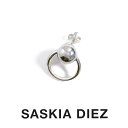 SASKIA DIEZ サスキアディツ SILVER BELLE EARSTUD シルバー ベル イヤー スタッド ピアス 925 Sterling silver シルバー レディース メンズ 揺れる ビーズ リング 片耳用 金属アレルギー