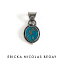 ERICKA NICOLAS BEGAY å ˥饹 ӥ morenci turquoise pendant top 󥷡  ڥȥȥå ʥХ² ŷ С ǥ󥸥奨꡼  ǥ ѥȡ 礭