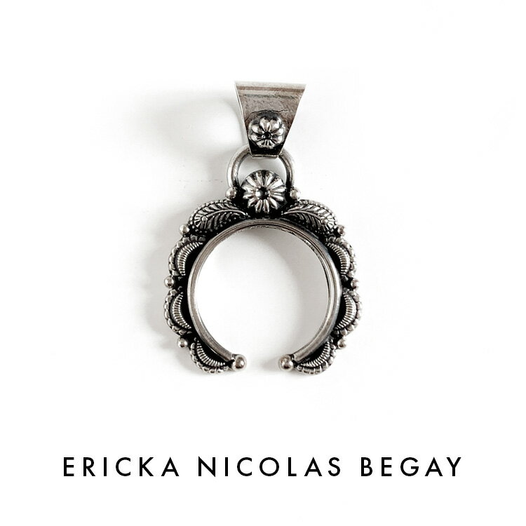 ペンダント ERICKA NICOLAS BEGAY エリッカ ニコラス ビゲイ naja pendant top ナジャ ペンダントトップ ナバホ族 天然石 シルバー インディアンジュエリー メンズ レディース パワーストーン 大きめ