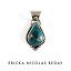 ERICKA NICOLAS BEGAY å ˥饹 ӥ old morenci turquoise pendant top  󥷡  ڥȥȥå ʥХ² ŷ С ǥ󥸥奨꡼  ǥ ѥȡ 礭