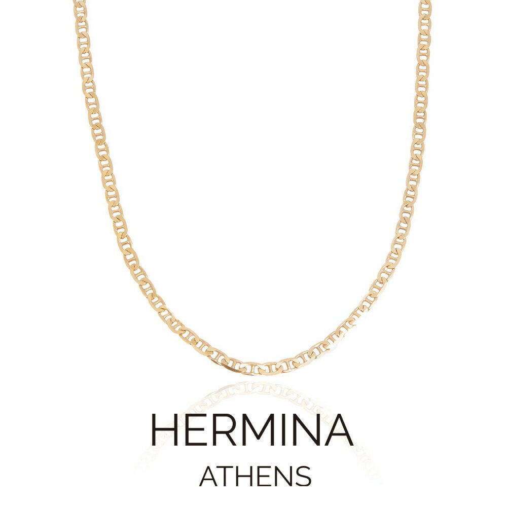 HERMINA ATHENS ヘルミーナ アセン STYLELOVE CHAIN スタイルラブ チェーン ネックレス ゴールド 50cm ギリシャ だけ のみ