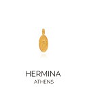 HERMINA ATHENS ヘルミーナ アセン LEO OVAL CHARM レオ オーバル ネックレス チャーム ゴールド ペンダントトップ ギリシャ