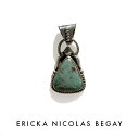 ERICKA NICOLAS BEGAY エリッカ ニコラス ビゲイ Azurite 30 Pendant Top アズライト ペンダントトップ ナバホ族 天然...