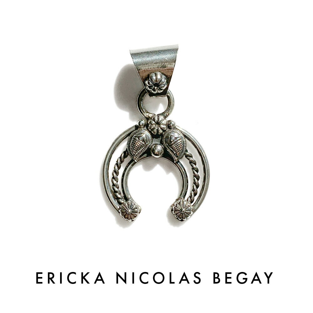 ERICKA NICOLAS BEGAY エリッカ ニコラス ビゲイ naja 39 pendant top ナジャ ペンダントトップ ナバホ族 天然石 シルバ...