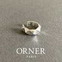 ORNER オルネー Gothic 206Y Silver Ear Cuff ゴシック ピラミッド スタッド シルバー イヤーカフ 片耳用(4)
