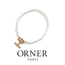 ORNER オルネー ゴシック シルバー ヴェルメイユ ブレスレット 19cm Gothic 103X Silver/Verme Bracelet レディース