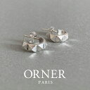 ORNER オルネー ゴシック ピラミッド スタッド シルバー フープ ピアス Gothic 203Z Silver Earrings