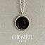 ORNER ͡ Antic Blak Cameo Silver Necklace 49cm ƥ ֥å ᥪ С ͥå쥹 ǥ