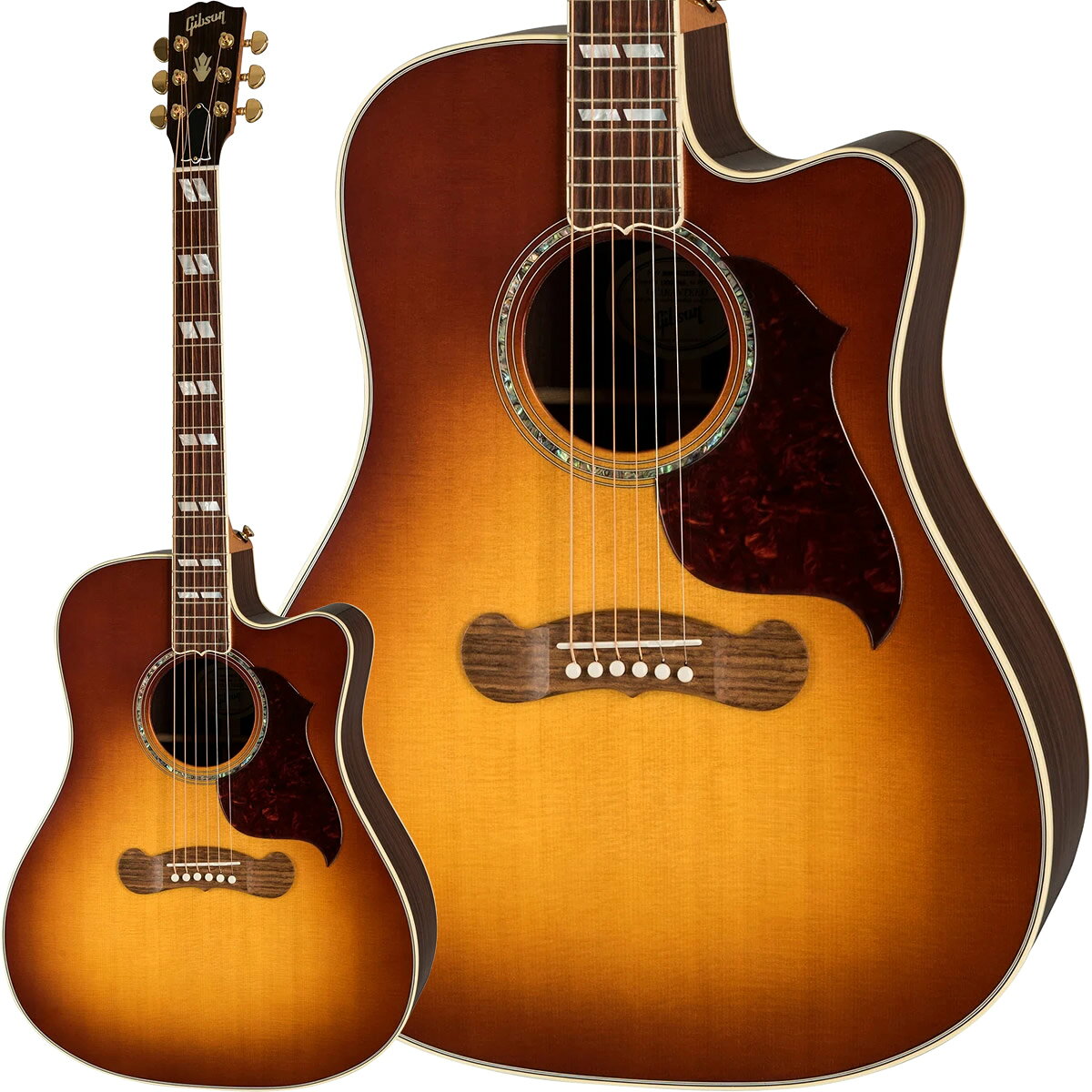 Gibson Songwriter Standard EC Rosewood (Rosewood Burst) [Fishman プリアンプ搭載エレアコ仕様] [本数限定特別価格] 【 ギブソン アコースティック ソングライター スタンダード カッタウェイ ローズウッド バースト ギター エレアコ 】