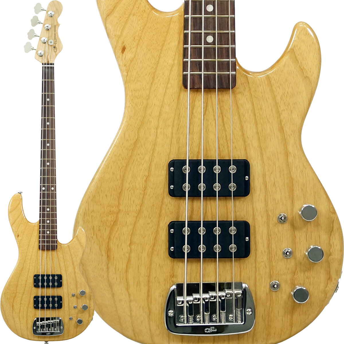 G&L - G&L USA Custom Shop L-2000 (Natural/Rosewood) [CS2307027] [アウトレットSALE特価] 【 ジーアンドエル ジーエル カスタムショップ L2000 4弦ベース ナチュラル レオ フェンダー エレキベース 】