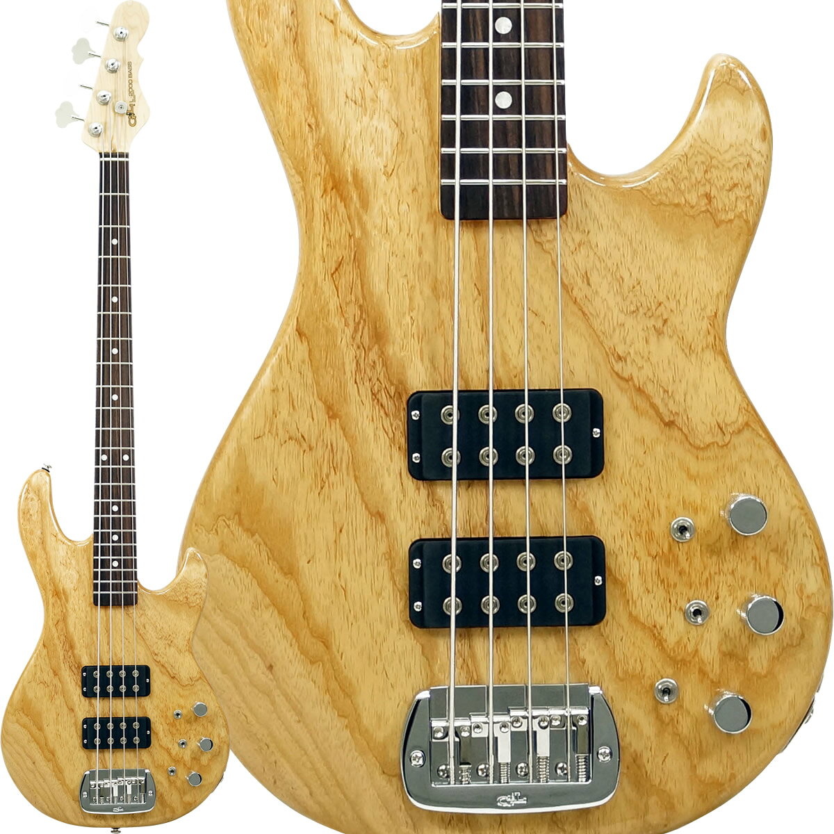 G&L - G&L USA Custom Shop L-2000 (Vintage Natural/Rosewood) [CS2307024] [アウトレットSALE特価] 【 ジーアンドエル ジーエル カスタムショップ L2000 4弦ベース ヴィンテージ ナチュラル レオ フェンダー エレキベース 】