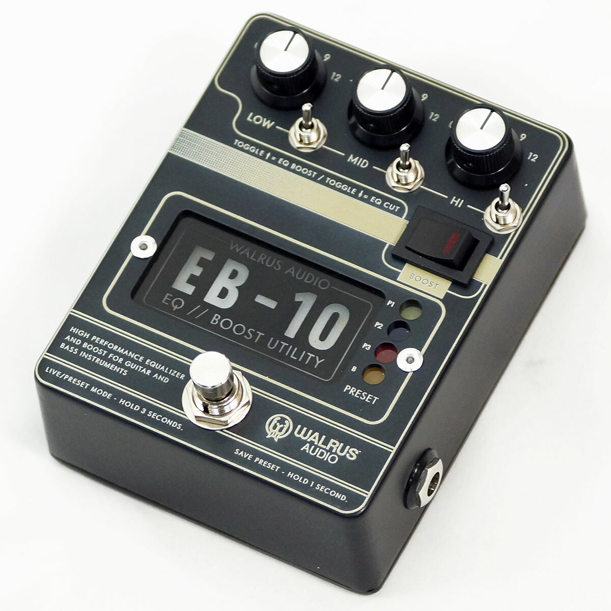樂天商城 - WALRUS AUDIO EB-10 Preamp // EQ // Boost [USED]【 中古品 ウォルラスオーディオ EB10 プリアンプ イコライザー ブースト エフェクター 】