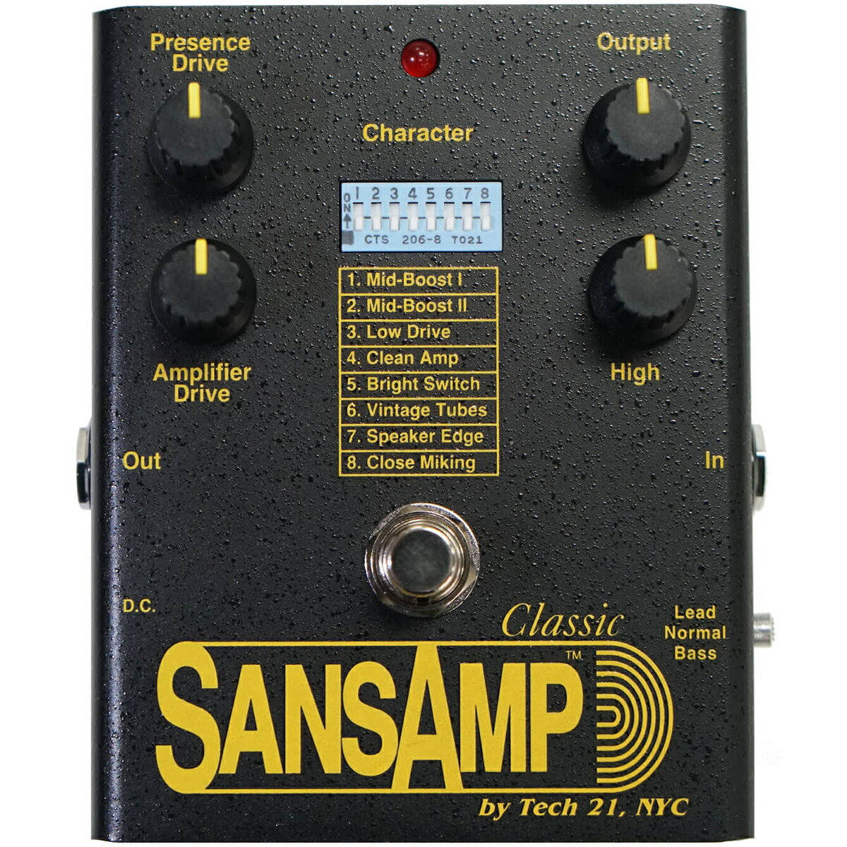 TECH21 SA1 SansAmp Classic【 テック21 サンズアンプ クラシック プリアンプ エフェクター ペダル 】