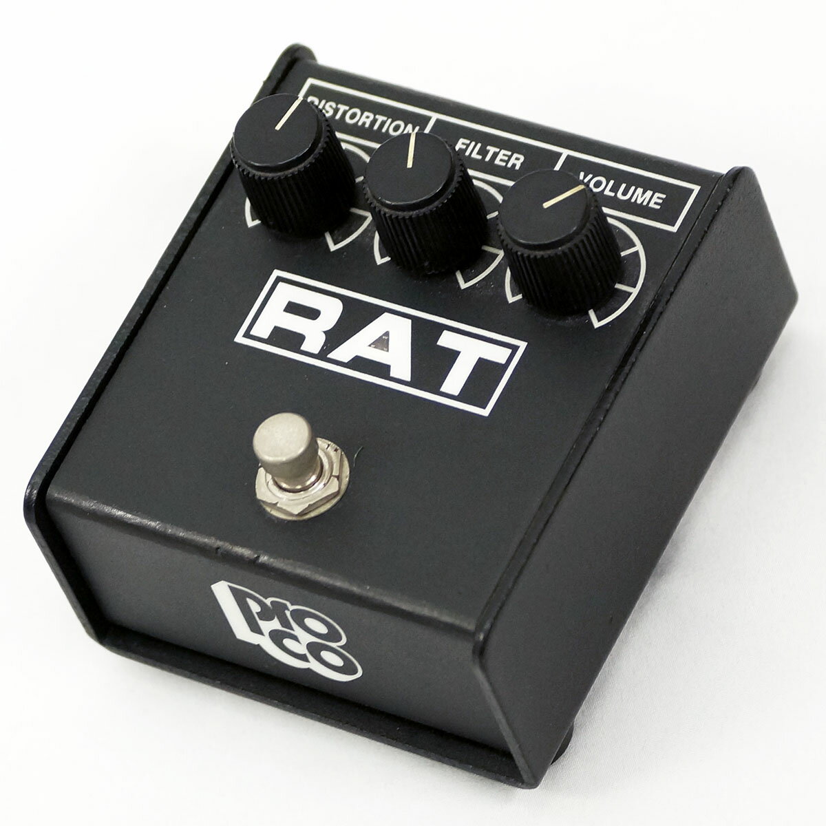 Proco RAT2 【変換アダプタ不要タイプ・完動品】 ProCo (プロコ) ディストーション RAT2 オペアンプ:OP07 スラント筐体