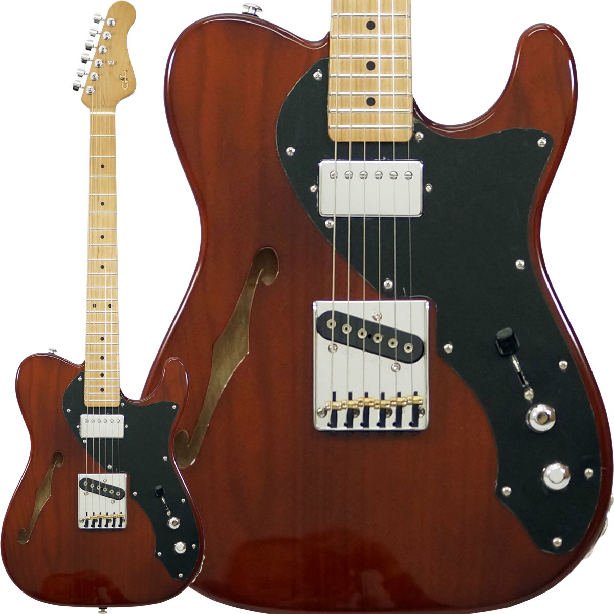 G&L - G&L USA Limited ASAT Classic Bluesboy Thinline (Mocha/Maple) [アウトレットSALE特価] 【 ジーアンドエル ジーエル USA アサット クラシック ブルースボーイ シンライン モカ エレキギター 】