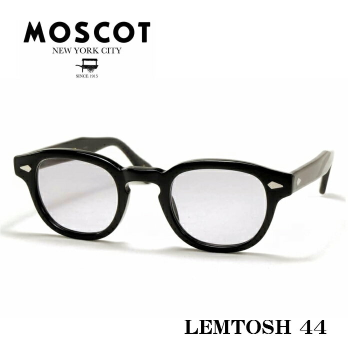 MOSCOT モスコット LEMTOSH レムトッシュ メガネ サングラス サイズ 44 ブラック グレーレンズ