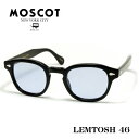 MOSCOT モスコット LEMTOSH レムトッシュ メガネ サングラス サイズ 46 ブラック ブルーレンズ