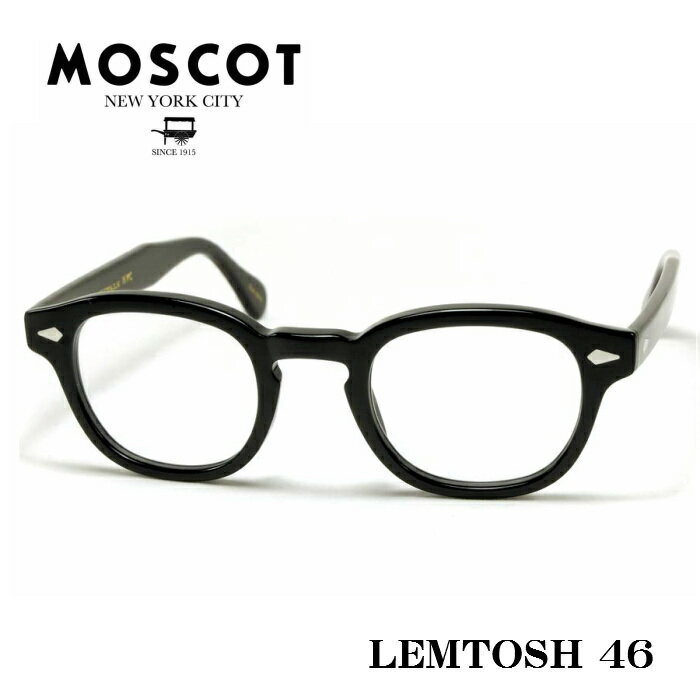 MOSCOT モスコット LEMTOSH レムトッシュ メガネ サイズ 46 ブラック