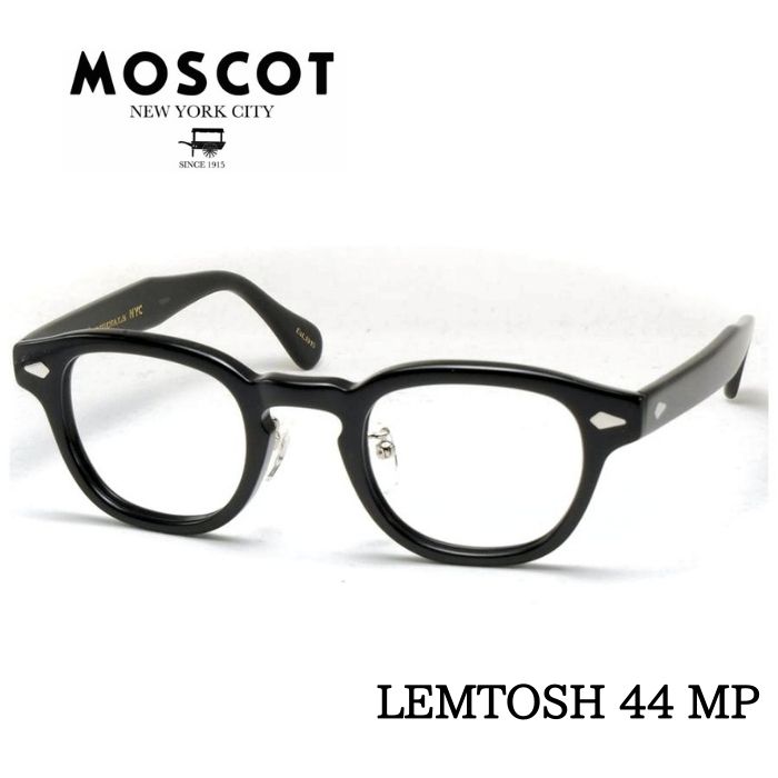 MOSCOT モスコット LEMTOSH MP レムトッシュ メガネ サイズ 44 ブラック メタルアームパット