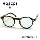 MOSCOT モスコット MILTZEN ミルゼン メガネ サングラス サイズ 46 TORT グリーンレンズ