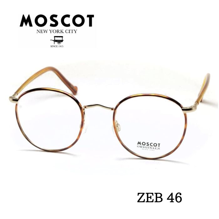 MOSCOT XRbg ZEV [u Kl TCY 46 Blonde/Gold