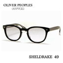 OLIVER PEOPLES オリバーピープルズ SHELDRAKE シェルドレイク メガネ サングラス サイズ 49 ブラック グレーレンズ