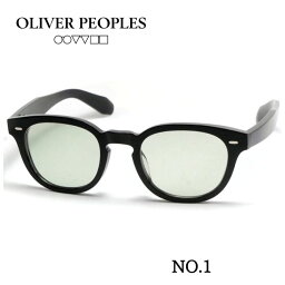 OLIVER PEOPLES オリバーピープルズ NO1 サングラス メガネ ブラック グリーンレンズ