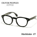 オリバーピープルズ メガネ メンズ OLIVER PEOPLES オリバーピープルズ SHELDRAKE シェルドレイク メガネ サイズ 47 ブラック