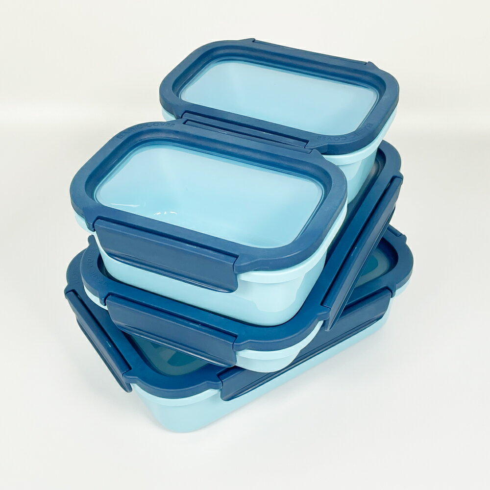 楽天市場】保存容器 タッパー（カラーブルー）（保存容器・調味料入れ