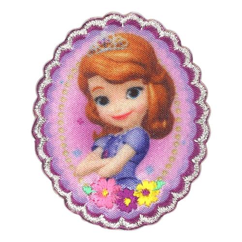 ディズニー ちいさなプリンセス ソフィア ワッペン【フラワー 中】
