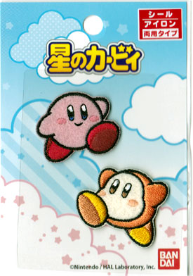 Rakuten - 星のカービィ)カービィ＆ワドルディ ミニワッペン【シール/アイロン接着】