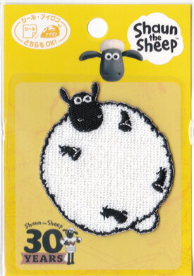 「ひつじのショーン」シャーリー ワッペン 【アイロン・シール両用タイプ 】