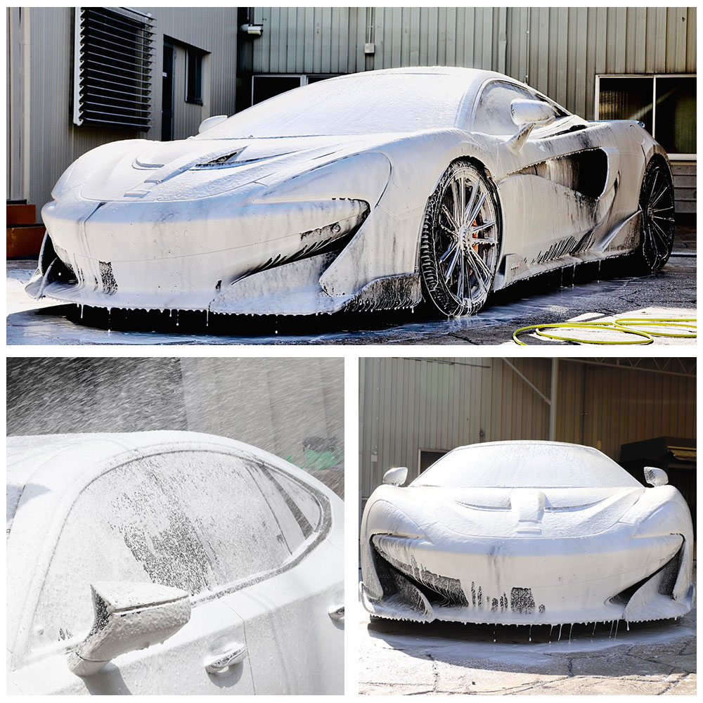 スパシャンエンジェルワックスバブルガムカーシャンプー洗車