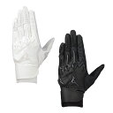 ミズノ MIZUNO 野球 バッティング手袋 高校野球対応 両手 ミズノ MIZUNO ミズノプロ シリコンパワーアーク LI 高校野球ルール対応モデル 1EJEH200