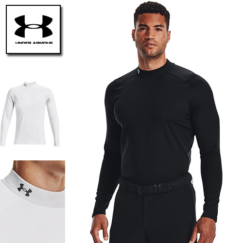 セール アンダーアーマー メンズ インナー 防寒 暖かいコールドギア（冬用）ゴルフ1366269 UNDER ARMOUR コールドギア インフラレッド フィッティド モック