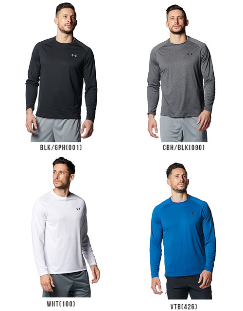 セール アンダーアーマー メンズ Tシャツ 長袖 ロングTシャツ 1358562 ヒートギア（夏用） UNDER ARMOUR ロングTシャツ テック