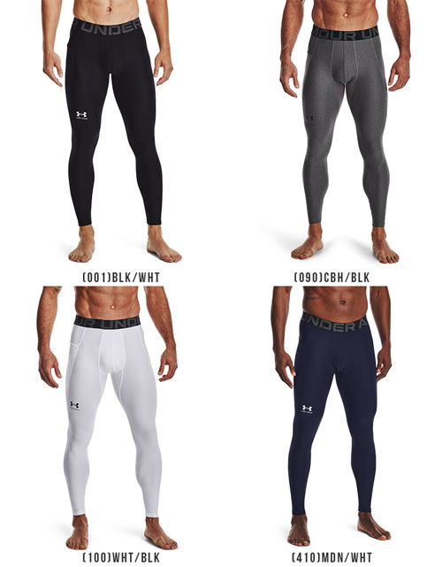 セール アンダーアーマー コンプレッション レギンス メンズ インナー タイツ ロングスパッツ 1361586 ヒートギア（夏用） UNDER ARMOUR ヒートギア アーマー レギンス spcv-10032347 超野球専門店CV サンプル画像2