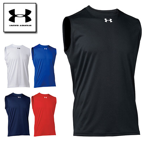 アンダーアーマー メンズ タンクトップ ノースリーブ 1375589 ヒートギア（夏用） UNDER ARMOUR チーム スリーブレス シャツ