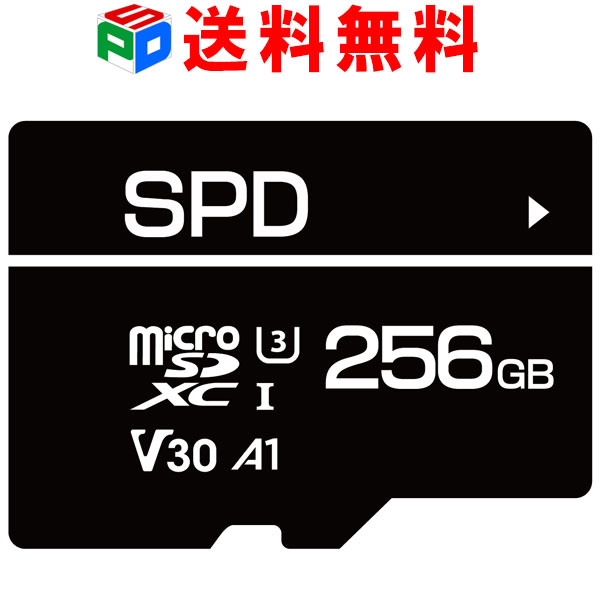 SPD }CNSDJ[h 256GB microSDXC R:100MB s W:80MB s U3 V30 4K C10 A1Ή Nintendo Switch DJI OSMO  GoPro  Insta360 ONE X Insta360 ONE X2 Insta360 ONE RSmF 5Nۏ 