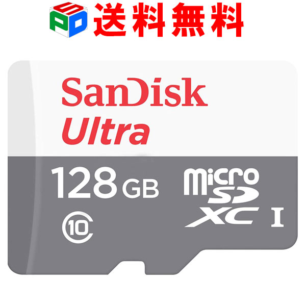 ALO1ʊl microSDXC 128GB TfBXN SanDisk UHS-I 80MB s U1 Class10 }CNsdJ[h COpbP[Wi  