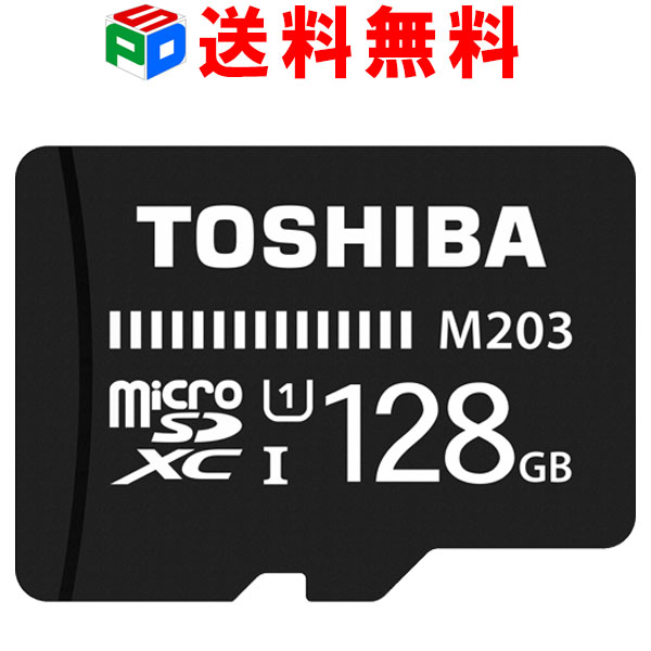 microSDJ[h }CNSD microSDXC 128GB Toshiba  UHS-I 100MB s pbP[Wi   NӃZ[