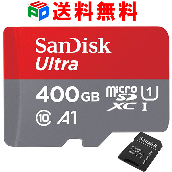 microSDXC 400GB SanDisk TfBXN UHS-I 100MB s U1 FULL HD AvœK Rated A1Ή pSDA_v^[t COpbP[W   NӃZ[