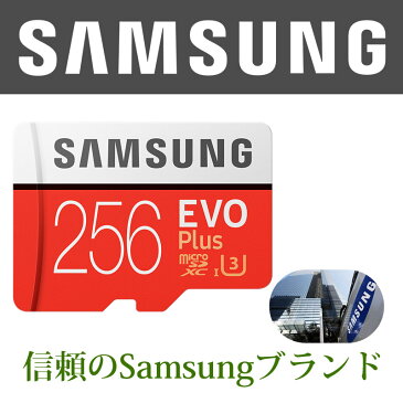 microSDカード マイクロSD microSDXC 256GB Samsung EVO Plus Nintendo Switch/ Osmo Pocket/ GoPro HERO 5、6、7 動作確認済 読出速度100MB/s 書込速度90MB/s UHS-I U3 Class10 送料無料 バルク品 お買い物マラソンセール